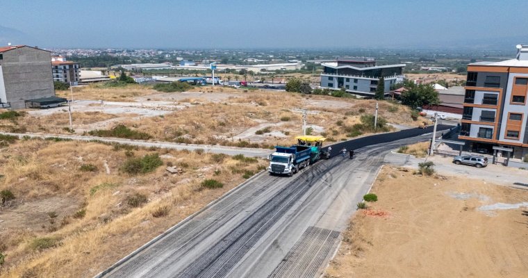 Manisa Turgutlu’ya 4 bin ton sıcak asfalt