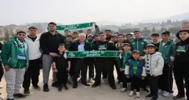 Başkan Bozbey, Bursaspor taraftarlarıyla şampiyonluk heyecanını paylaştı