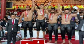 Kocaeli’nin pehlivanı Seçkin Duman Kırkpınar’da tarih yazdı