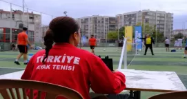 Konya’da ayak tenisi hazırlığı