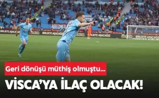 3 hafta Edin Visca’ya ilaç olacak!