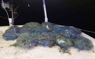 8 bin metre kalkan ağına el konuldu

