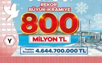800 milyon TL ikramiyeli yılbaşı biletleri dağıtıma çıkıyor