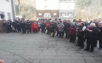 9. Çağrankaya kar yürüyüşü başladı

