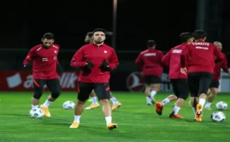 A Milli Takım, Rusya maçı hazırlıklarını tamamladı
