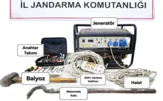 Adıyaman’da kablo hırsızlığına 2 gözaltı