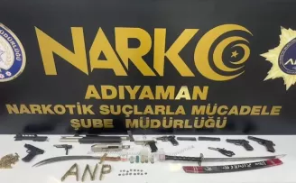 Adıyaman’da uyuşturucu ve asayiş operasyonları