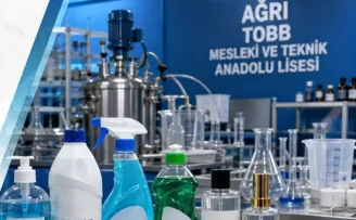 Ağrı TOBB MTAL’de öğrenciler üreterek kazanıyor