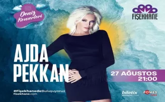 Ajda Pekkan özel şovuyla Fişekhane Deniz Konserleri’nde
