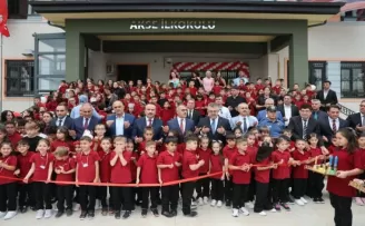 Akse İlkokulu’nda ilk ders zili çaldı