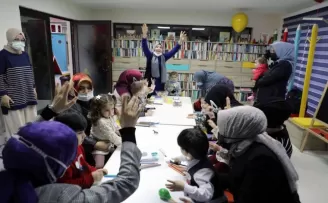 Akyurt Bebek Kütüphanesi hizmete girdi
