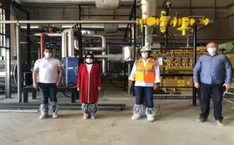 Akyurt Biogaz tesisinde elektrik üretimi başladı
