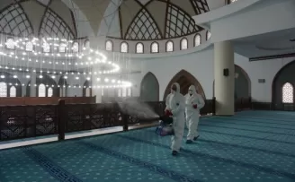 Akyurt’ta salgınlara karşı ilaçlama

