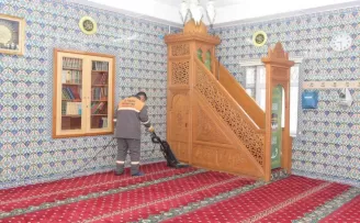 Altındağ’daki camilerde Ramazan hazırlığı
