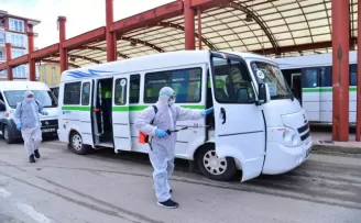 Ankara’da araçlar ücretsiz dezenfekte ediliyor
