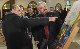 Ankara’da engel tanımayan resim sergisi