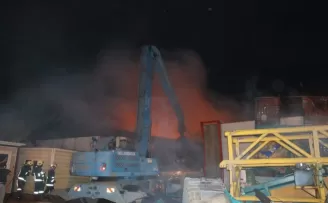 Ankara’da geri dönüşüm tesisinde yangın
