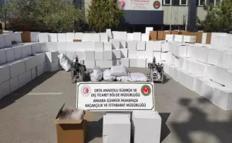 Ankara’da kaçak tütün ve makaron oerayonu
