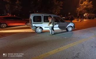 Ankara’da kaza, kazayı getirdi: 1 yaralı
