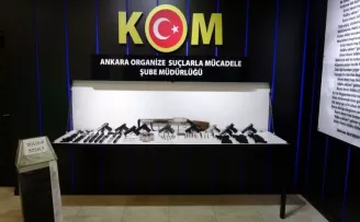 Ankara’da yasa dışı silah operasyonu: 15 gözaltı
