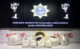 Ankara Narkotik polisi 31 kilo kubar esrar ele geçirdi
