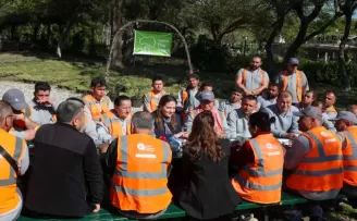 Antalya’da yeşil bayraklı parkta emek buluşması