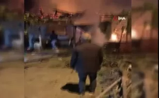 Araklı'da yangın! 