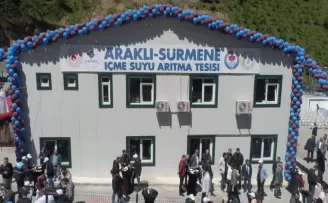 Araklı-Sürmene İçme Suyu Arıtma Tesisi açıldı