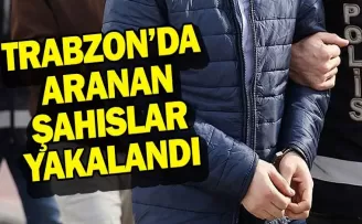 Aranan şahıslar yakalandı
