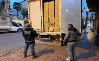 Arnavutköy’de kaçak sigara operasyon: 1 gözaltı
