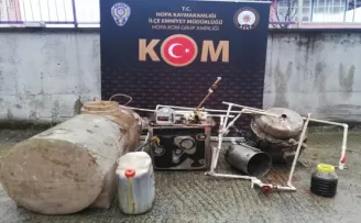 Artvin’de sahte içki operasyonu
