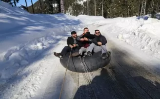 Artvin’de şambrel üzerinde tulum keyfi
