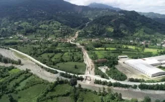 Artvin’de taşkın koruma çalışmaları sürüyor
