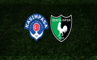 Süper Lig: Kasımpaşa: 1 - Denizlispor: 0 (İlk yarı)