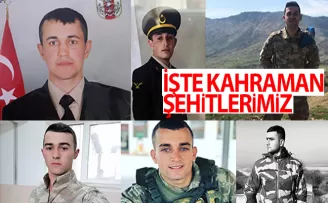 İdlib'de şehit olan askerlerin isimleri ve memleketleri belli oldu! 