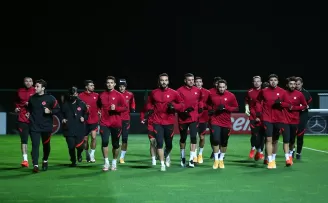 A Milli Takım, Rusya maçının hazırlıklarına başladı