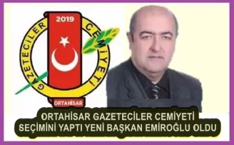 Hakkı Emiroğlu Ortahisar Gazeteciler Cemiyeti Başkanı oldu