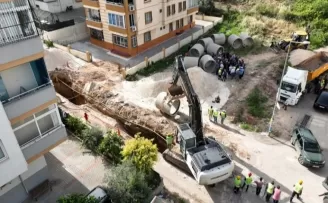 ASKİ’den yeni yağmur hattı inşaatı