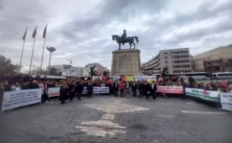 Atanmayan öğretmenler Ankara’da eylem yaptı
