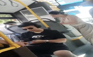 Ataşehir’de İETT otobüsünde akbil tartışması kamerada
