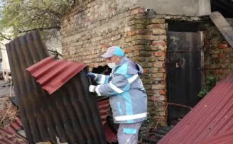 Ataşehir’de lodos sonrası yoğun çalışma
