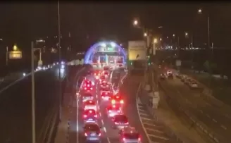 Avrasya Tüneli’nde araç yangını
