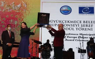 Avrupa Konseyi’nden Büyükçekmece’ye “Avrupa Şeref Plaketi” ödülü
