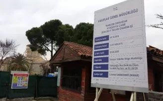 Ayasofya Camisi’nde restorasyon çalışmaları sürüyor
