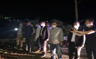 Ayder Yaylası yolunda heyelan
