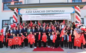 Aziz Sancar Ortaokulu Gebze’de törenle hizmete açıldı
