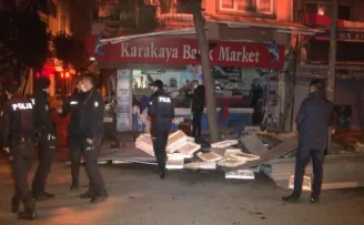 Bağcılar’da bir balıkçı dükkanında korkutan patlama
