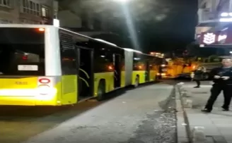 Bahçelievler’de İETT otobüsü arıza yaptı
