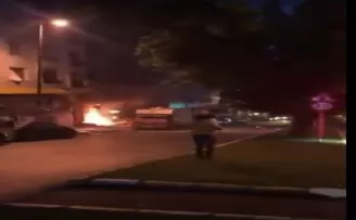 Bahçelievler’de patlamanın ardından yaşanılan panik anları kamerada
