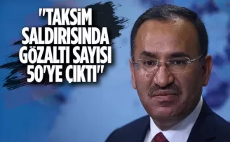 Bakan Bozdağ “Taksim’deki Patlama Sonrası Gözaltı Sayısı 50’ye Çıktı!